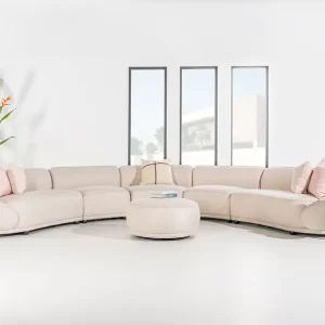 Sentra Corner Sofa Ecru